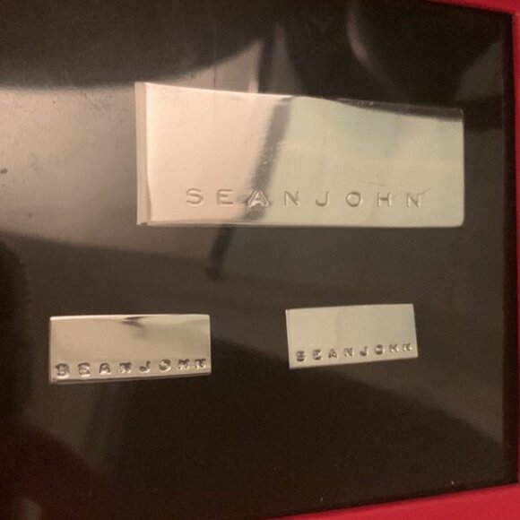 Sean John Money Clip & Cuff Links Box Set - Picture 1 of 2